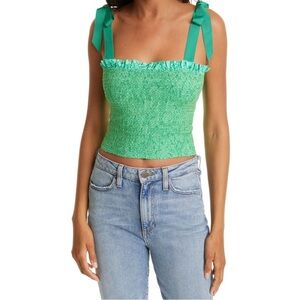 Alice+Olivia – Rare Feelings crop top - in Jade - Size: Small